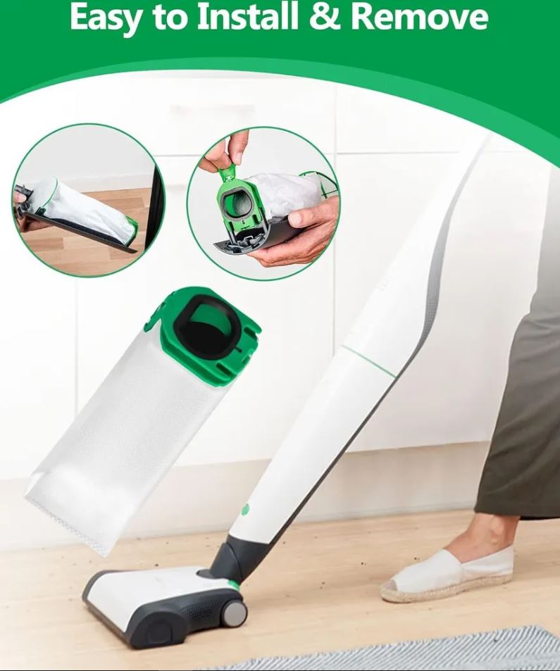 12 Stück Staubsaugerbeutel kompatibel mit Vorwerk Kobold VB100 FP100 VB 100 FP 100